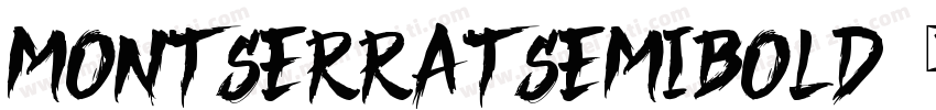 montserratsemibold 8m8字体转换